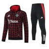 Manchester United Hoodie Training Huppari 2024-25 Punainen - Miesten